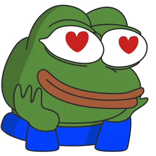 ☺️ Стикер «Pepe the frog» для Telegram