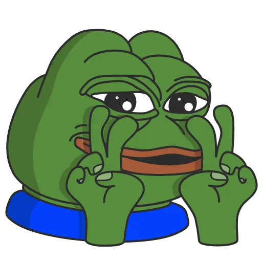 😏 Стикер «Pepe the frog» для Telegram