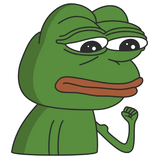 💪 Стикер «Pepe the frog» для Telegram