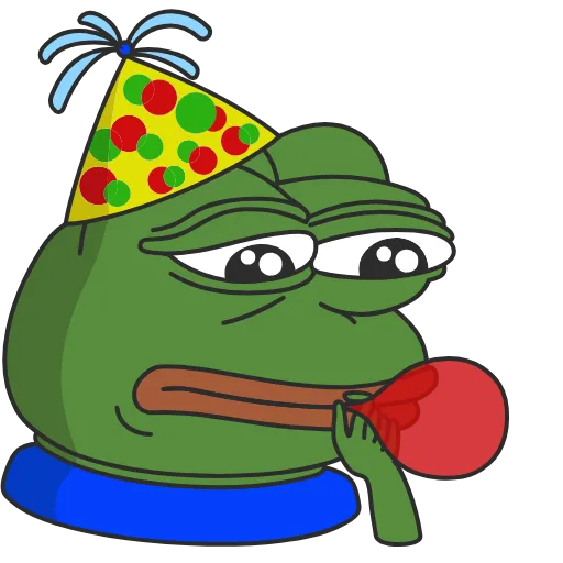🎉 Стикер «Pepe the frog» для Telegram