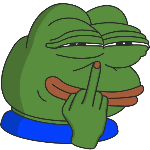 🖕 Стикер «Pepe the frog» для Telegram