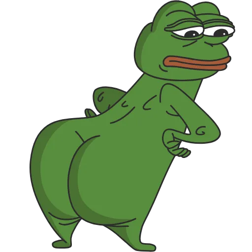 🍑 Стикер «Pepe the frog» для Telegram