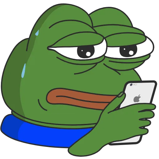 📱 Стикер «Pepe the frog» для Telegram