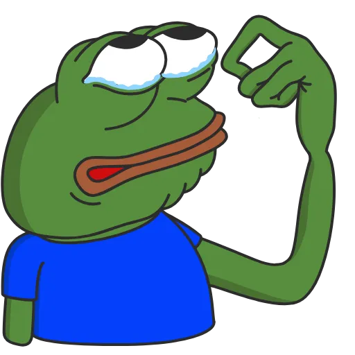 😢 Стикер «Pepe the frog» для Telegram