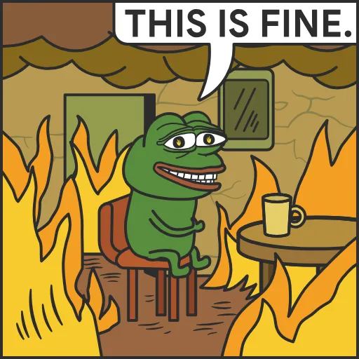 🔥 Стикер «Pepe the frog» для Telegram