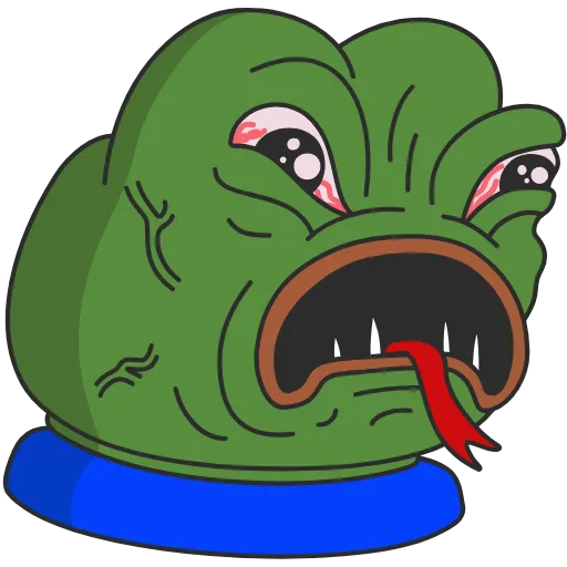 🐍 Стикер «Pepe the frog» для Telegram