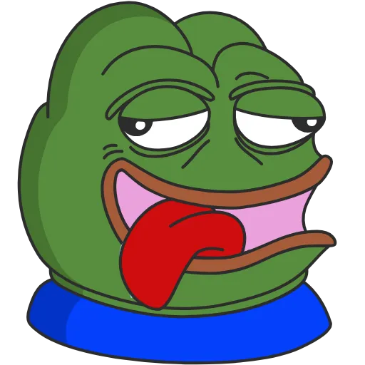 🤪 Стикер «Pepe the frog» для Telegram