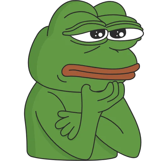 🤔 Стикер «Pepe the frog» для Telegram