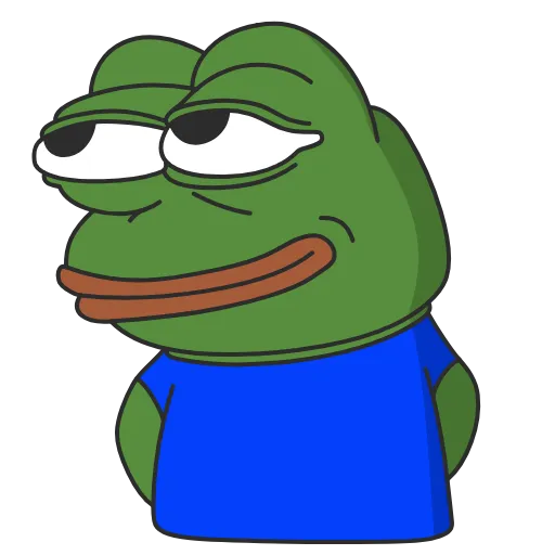 😏 Стикер «Pepe the frog» для Telegram