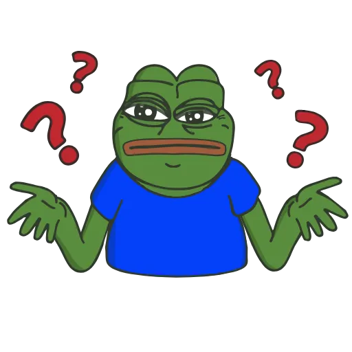 🤷‍♂️ Стикер «Pepe the frog» для Telegram