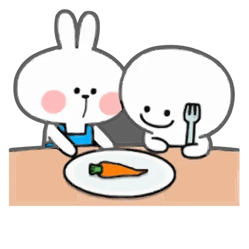 🍴 Эмодзи «Bunny» для Telegram