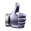 👍 Эмодзи «Perfect Titanium» для Telegram