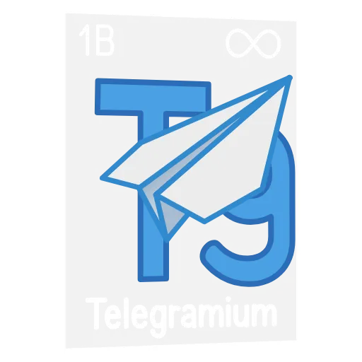 Эмодзи Periodic Table Emoji для Telegram — скачать