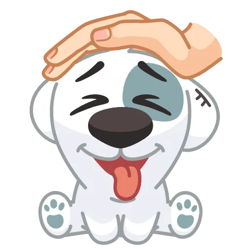 ☺ Эмодзи «Персик И Спотти» для Telegram