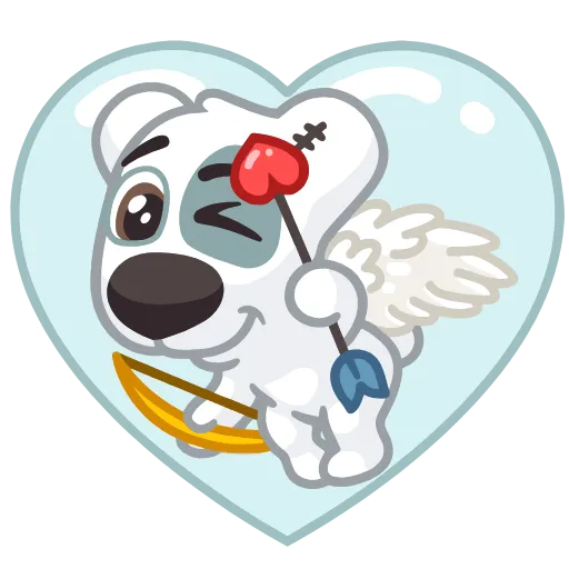 💘 Эмодзи «Персик И Спотти» для Telegram