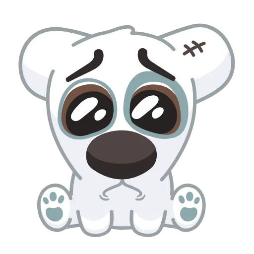 😭 Эмодзи «Персик И Спотти» для Telegram