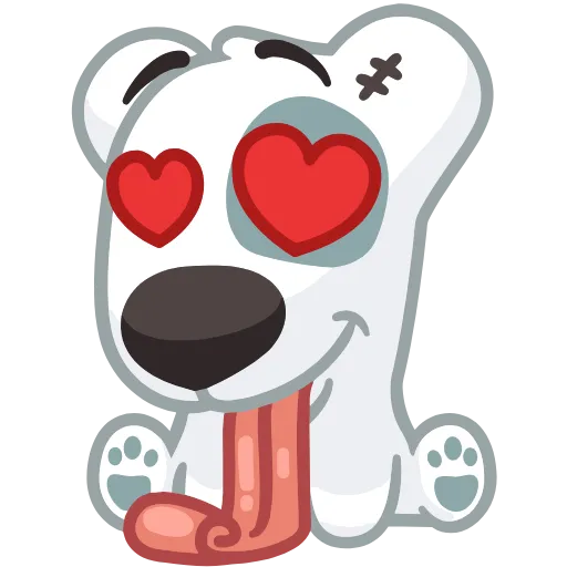 😍 Эмодзи «Персик И Спотти» для Telegram