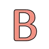 😊 Эмодзи «Персиковые буквы, иконки» для Telegram