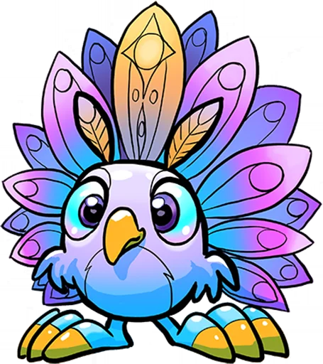 🦚 Стикер «Pet S&F» для Telegram