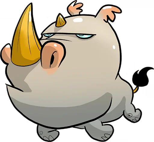 🦏 Стикер «Pet S&F» для Telegram