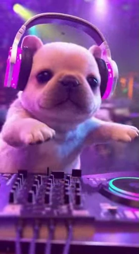 🤩 Стикер «Pibble dancing» для Telegram