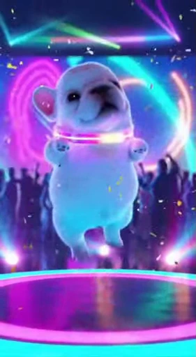 🤩 Стикер «Pibble dancing» для Telegram
