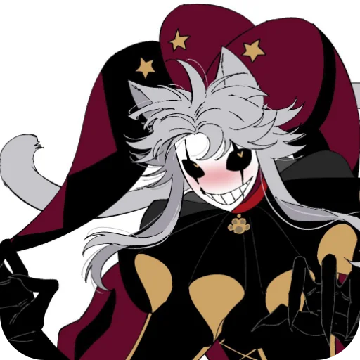 🐱 Стикер «Pierrot The Freak Circus» для Telegram