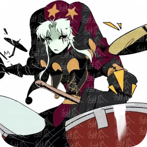 🎸 Стикер «Pierrot The Freak Circus» для Telegram