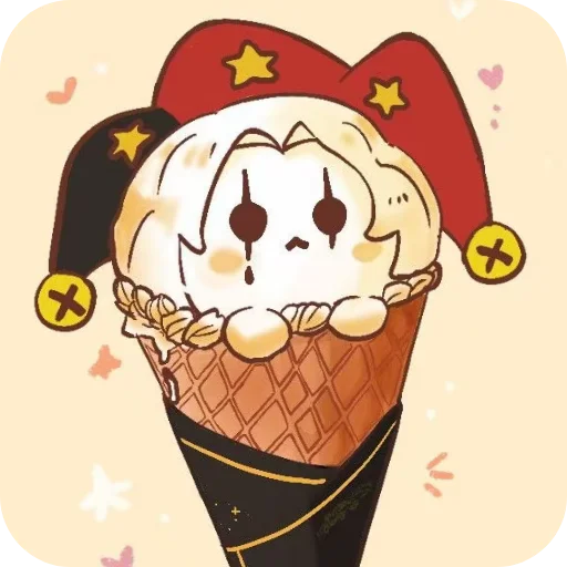 🍦 Стикер «Pierrot The Freak Circus» для Telegram