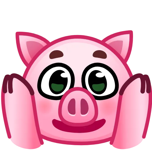 🙉 Эмодзи «Pig Emoji - анимированные эмоджи-свинка» для Telegram