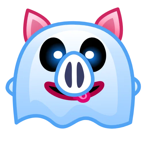👻 Эмодзи «Pig Emoji - анимированные эмоджи-свинка» для Telegram