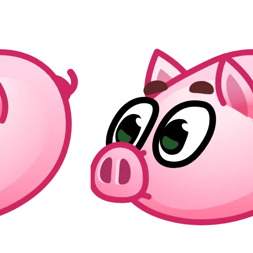 🏃‍♂️ Эмодзи «Pig Emoji - анимированные эмоджи-свинка» для Telegram