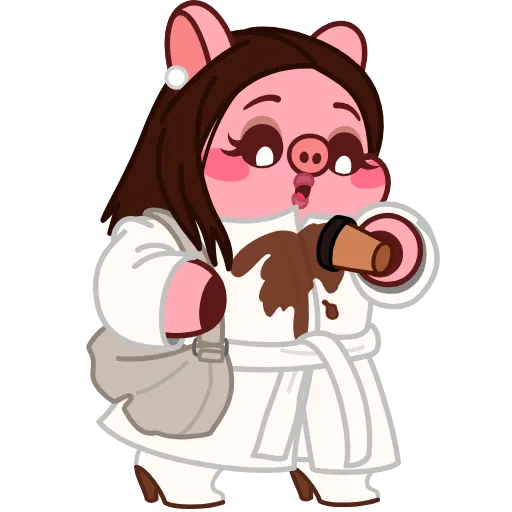 ☕️ Эмодзи «Эмодзи в "Pig Valera"( и аниматоры)» для Telegram