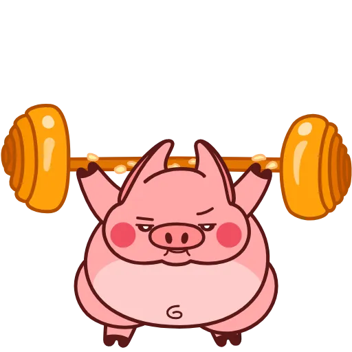 🏋️‍♂️ Эмодзи «Эмодзи в "Pig Valera"( и аниматоры)» для Telegram