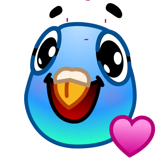 🥰 Эмодзи «Pigeon Emoji» для Telegram