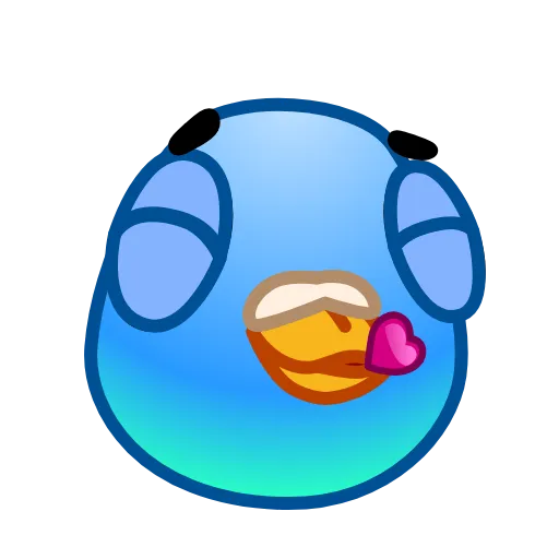 😘 Стикер «Pigeon Emoji» для Telegram