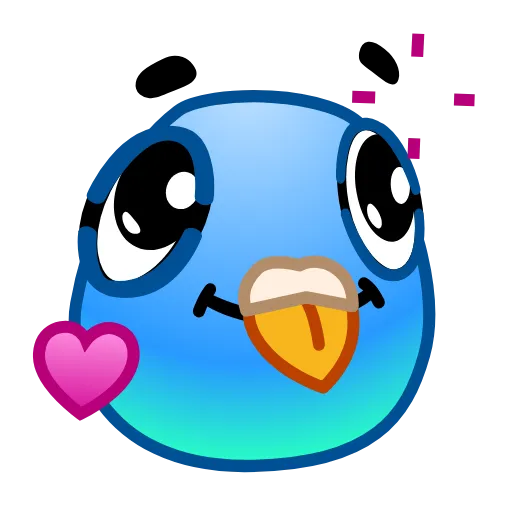 🥰 Стикер «Pigeon Emoji» для Telegram