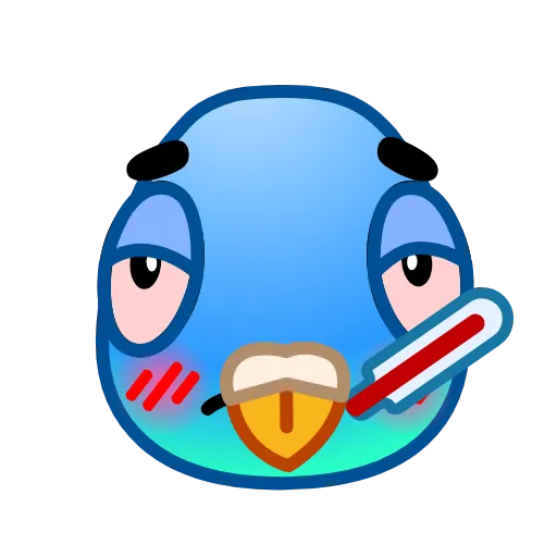 🤒 Стикер «Pigeon Emoji» для Telegram
