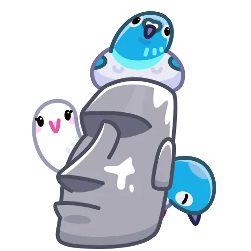 🗿 Стикер «Gulya» для Telegram