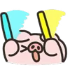 🥳 Эмодзи «Piggos» для Telegram