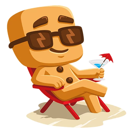 🏖 Стикер «Pikabu» для Telegram