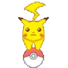 🤪 Эмодзи «Pikachu Pokemon - анимированный пикачу» для Telegram