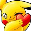 ❤️ Эмодзи «Pikachu Pokemon - анимированный пикачу» для Telegram