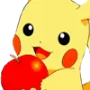 🍎 Эмодзи «Pikachu Pokemon - анимированный пикачу» для Telegram
