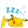 😴 Эмодзи «Pikachu Pokemon - анимированный пикачу» для Telegram