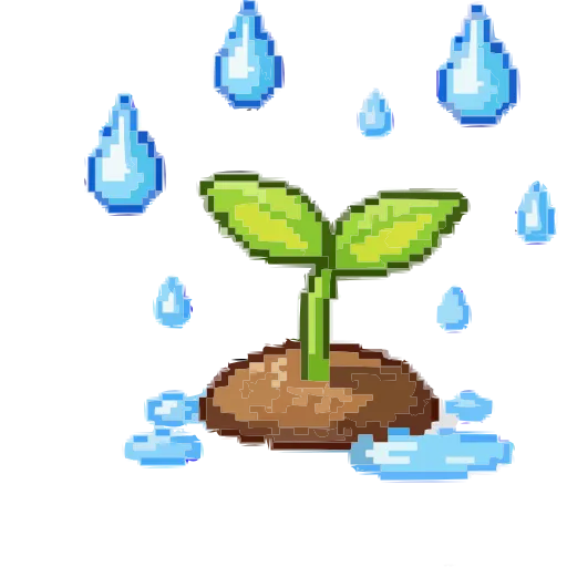 🌱 Эмодзи «Пиксельная весна» для Telegram