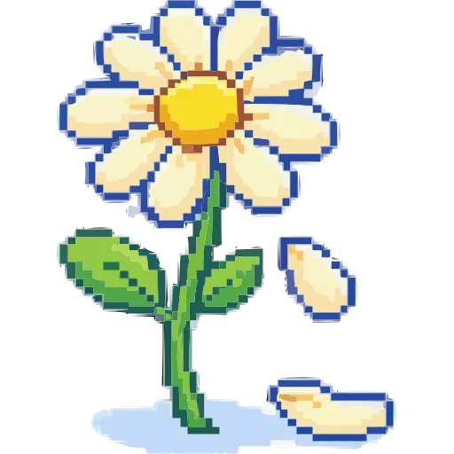 🌼 Эмодзи «Пиксельная весна» для Telegram