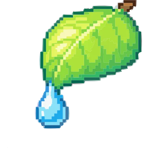 🍃 Эмодзи «Пиксельная весна» для Telegram
