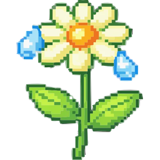 🌸 Эмодзи «Пиксельная весна» для Telegram