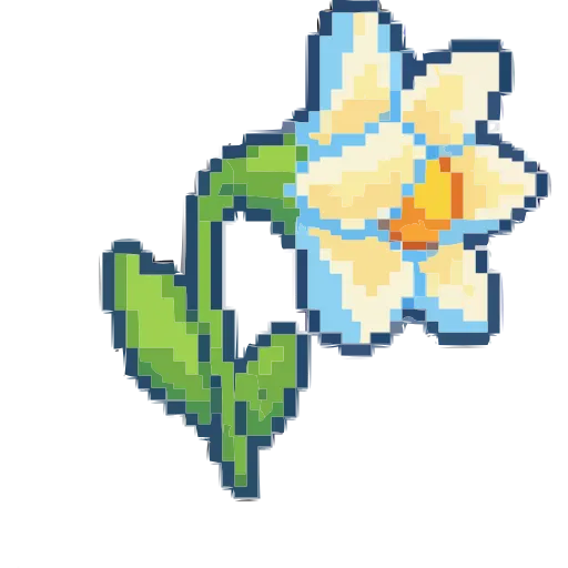 🌻 Эмодзи «Пиксельная весна» для Telegram